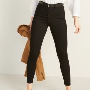 NWOT Rockstar super skinny high rise black pants